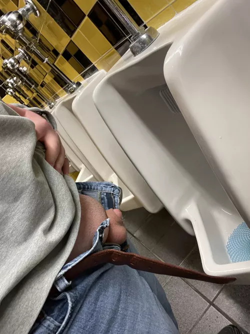 POV you’re next to me at the urinal