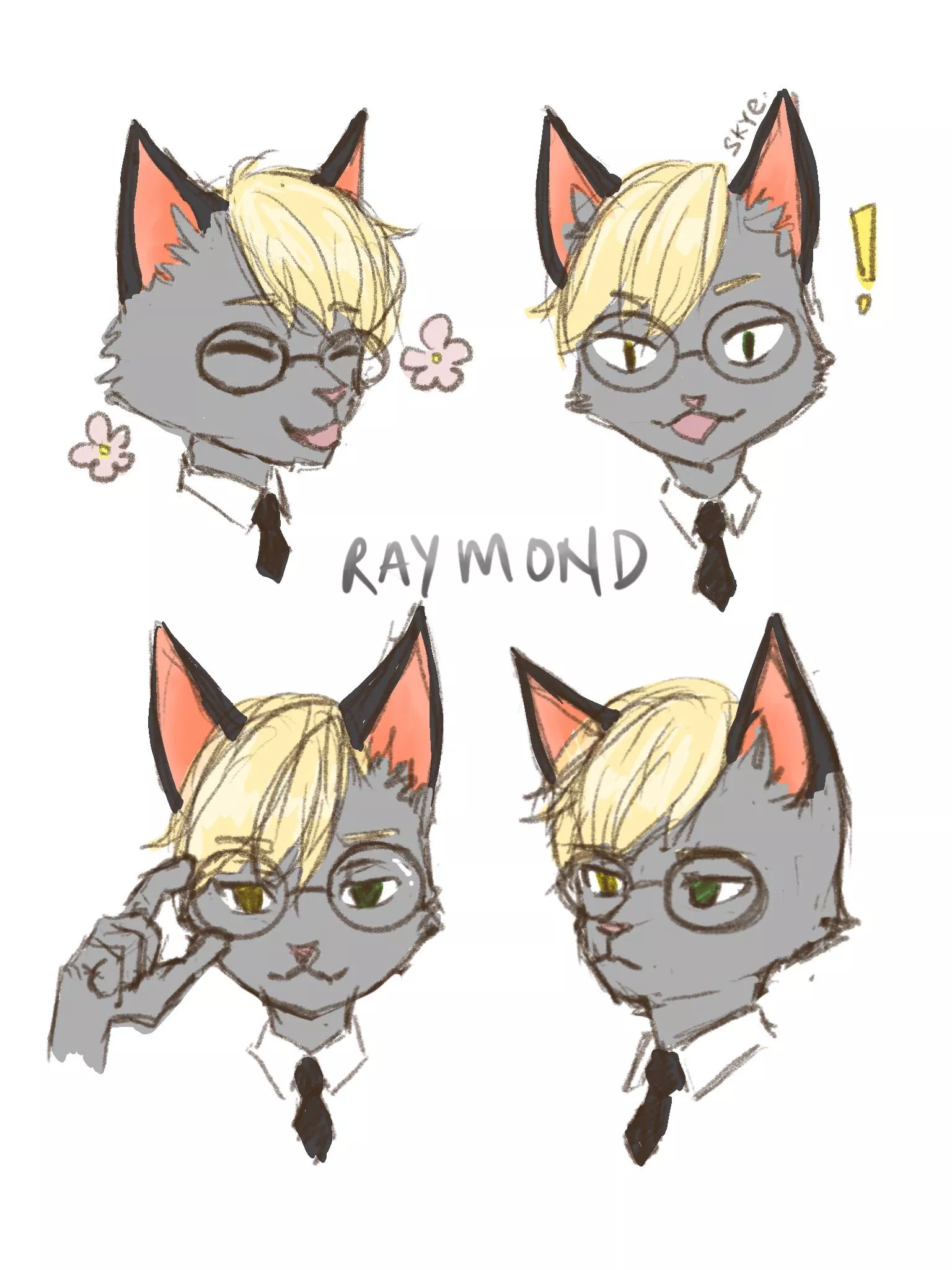 Practice sketches of my best boys ehehe.