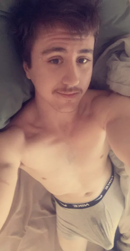 Pre cum soaking through 💦