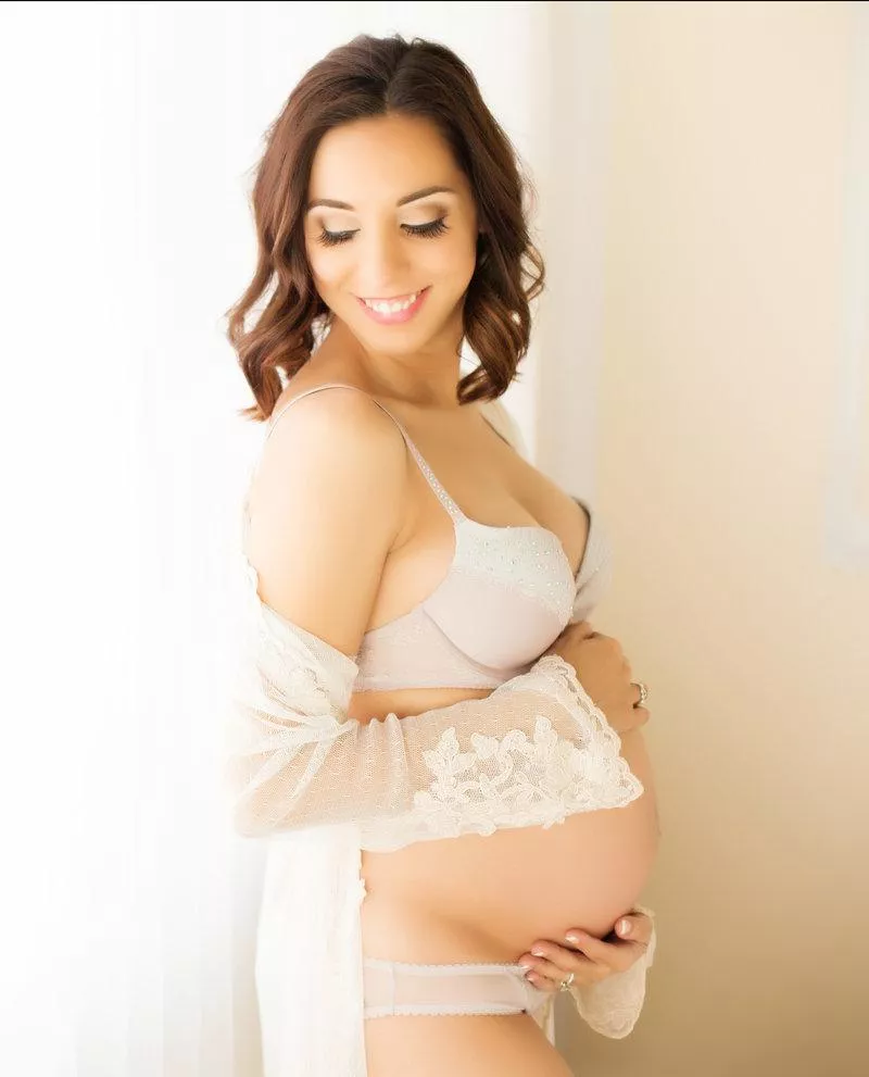 Pregnant bride