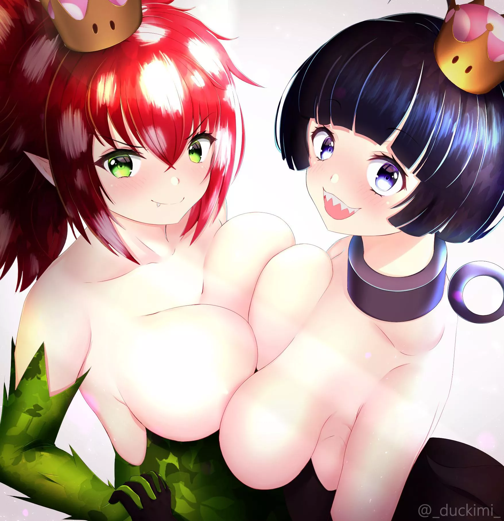 Pressing Together! (Art by me)