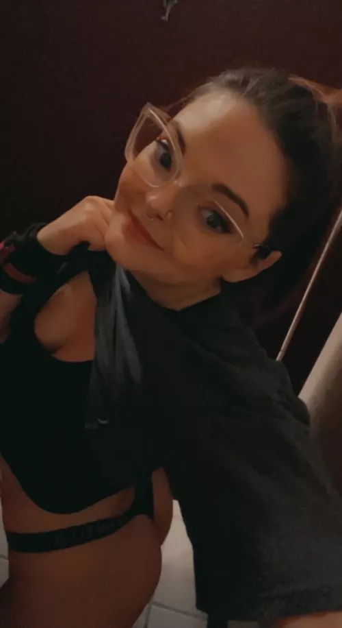 Preworkout Makes Me SO Horny :) gym bathroom play time??