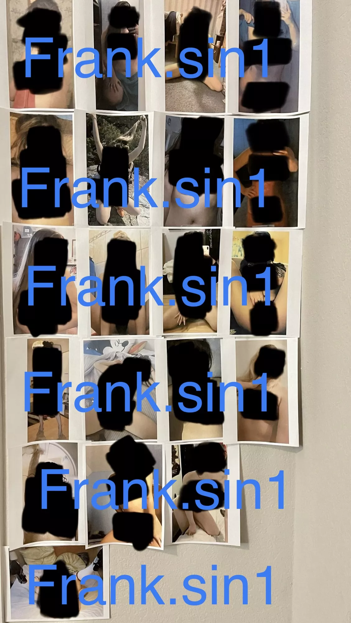 Printing nudes and sticking them on a wall till it’s full of nudes. It’s filling up! HMU if you want to add your girl/gf/wife kik frank.sin1 Printing nudes and sticking them on a wall till it’s full of nudes. It’s filling up! HMU if you want to add your girl/gf/wife kik frank.sin1