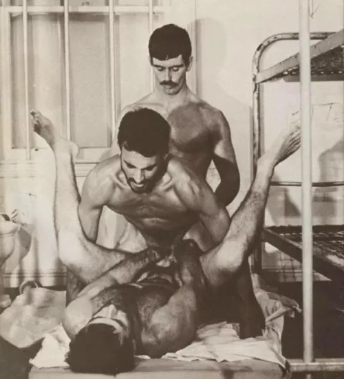 “Prison cell three way” …