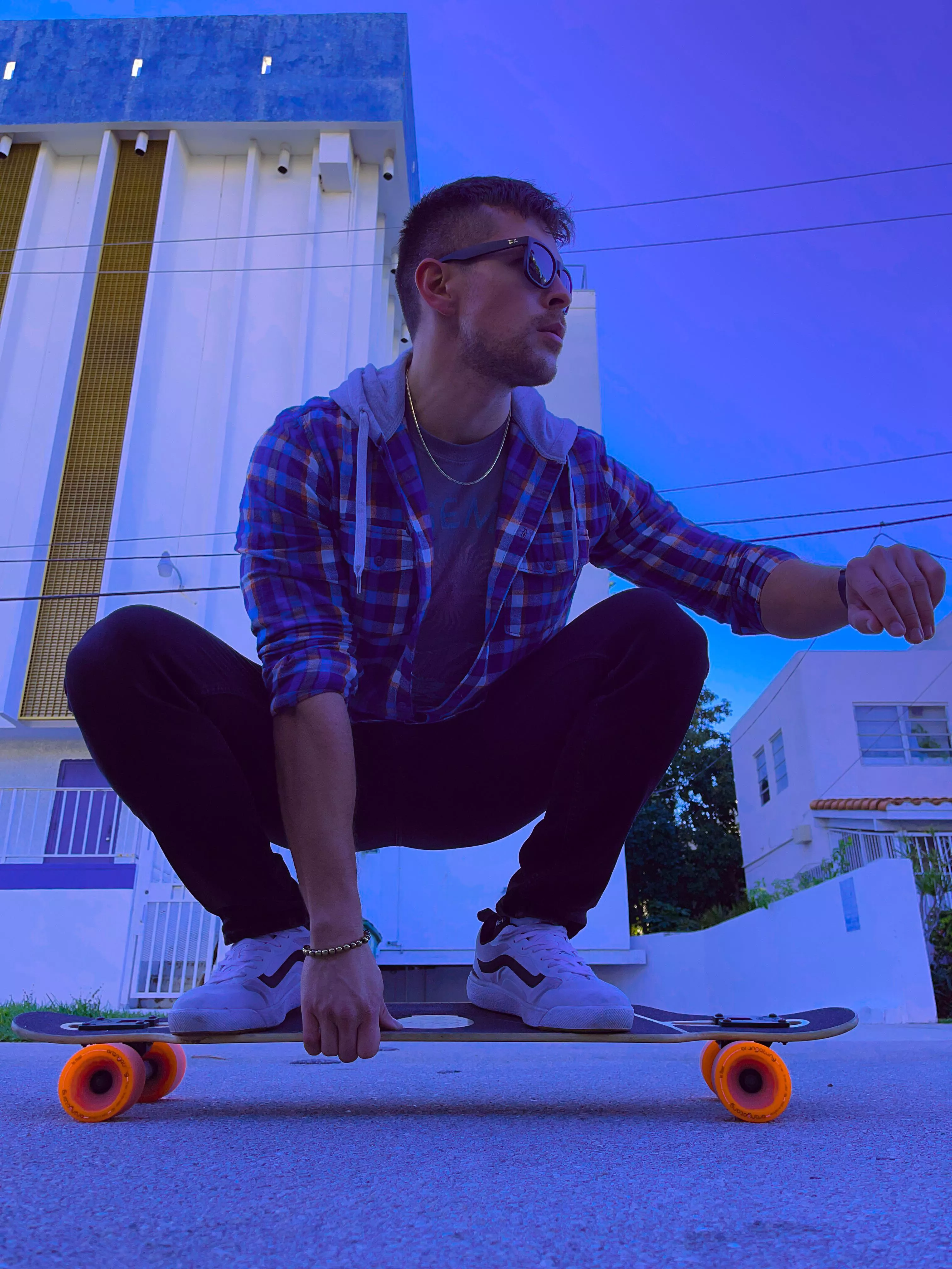 Probably humming an 80s song and thinking about tacos