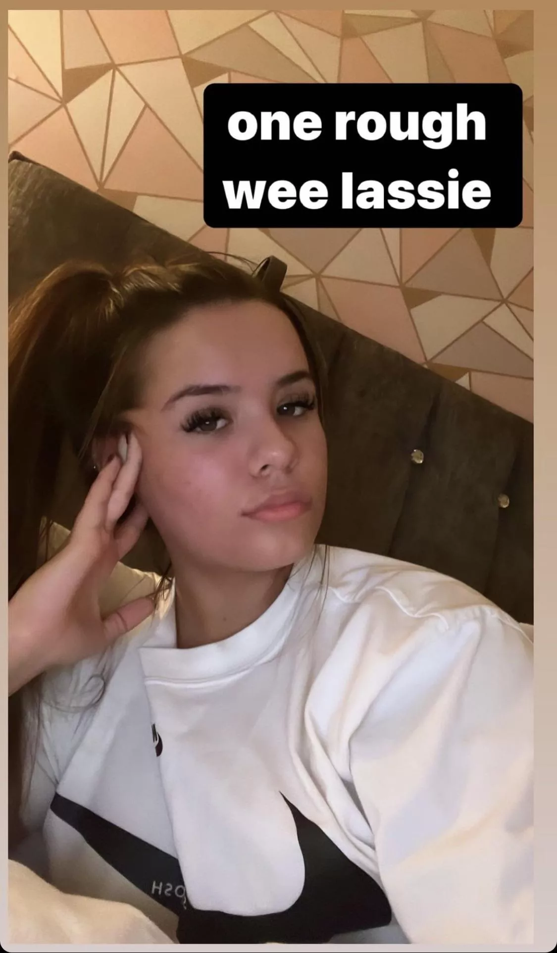 Probably just how she likes it