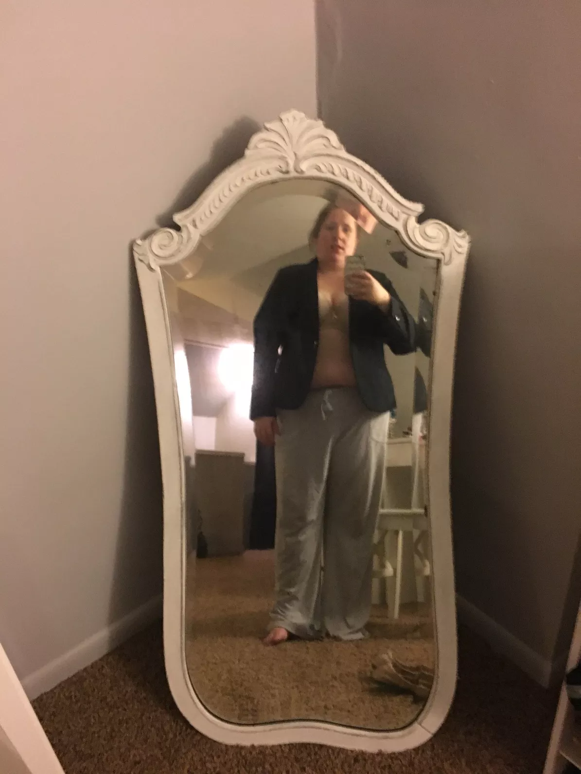 Probably not an outfit suitable for leaving the house.