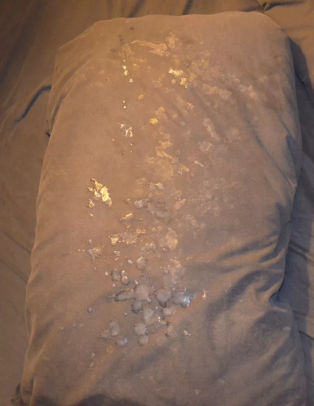 [Proof] Cum on a pillow. Done and done.