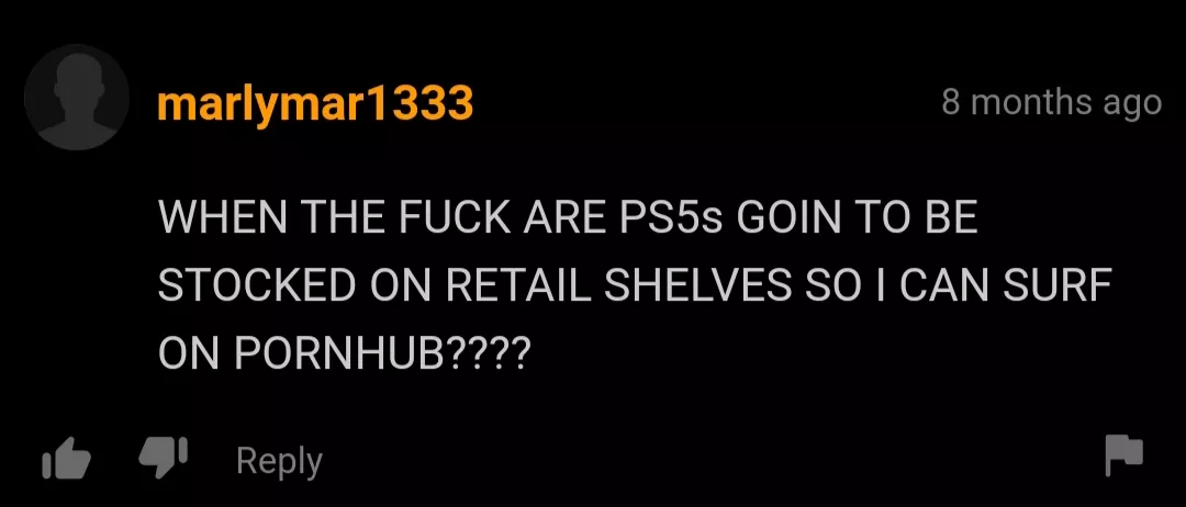 PS5 comments getting out of hand