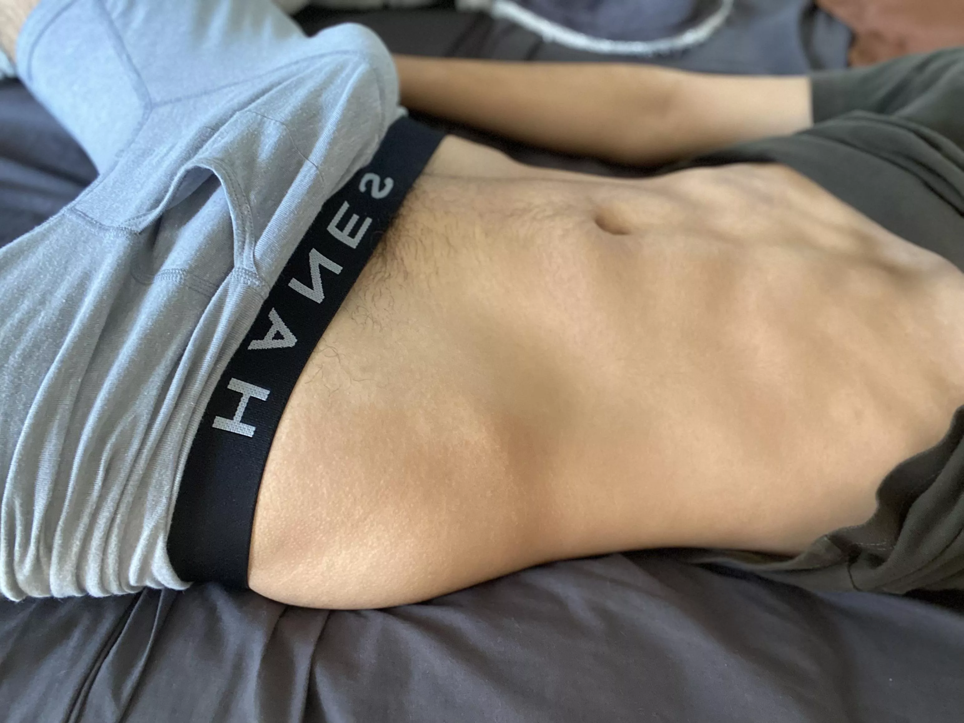 Pull down my underwear?