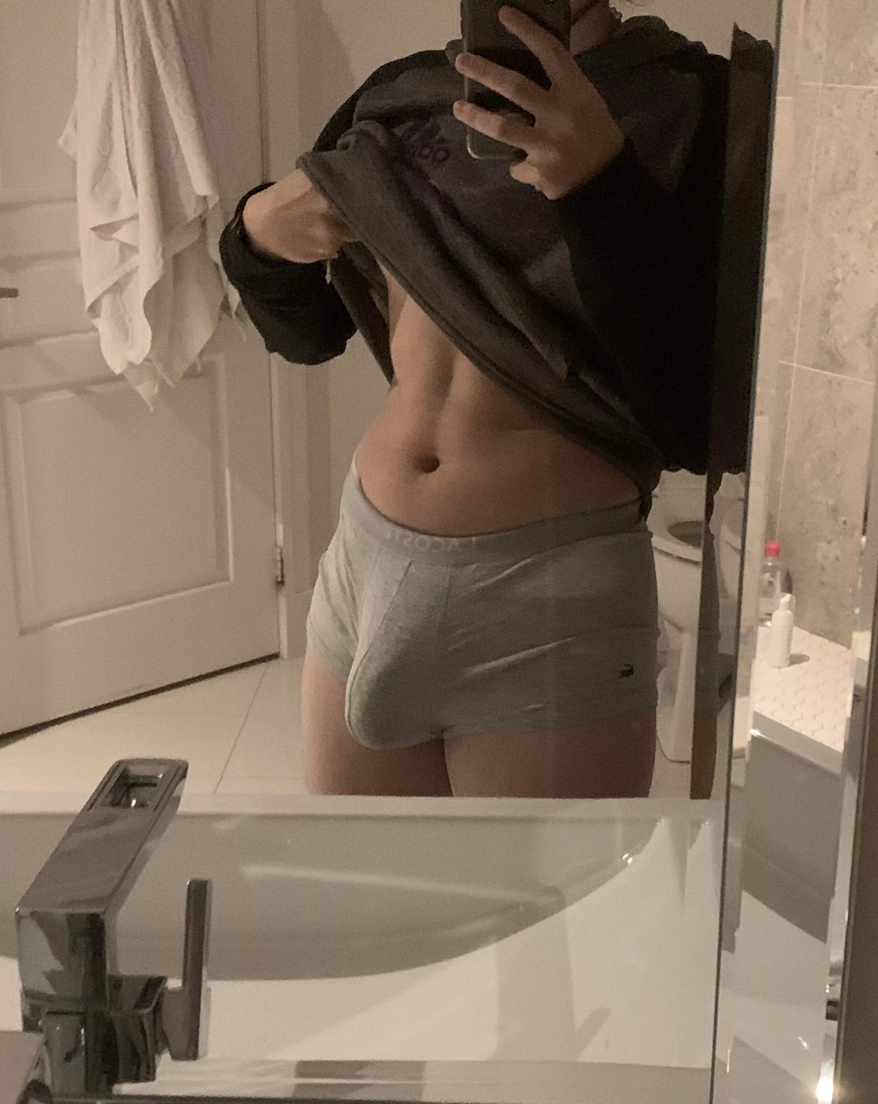 Pull my boxers down 😉