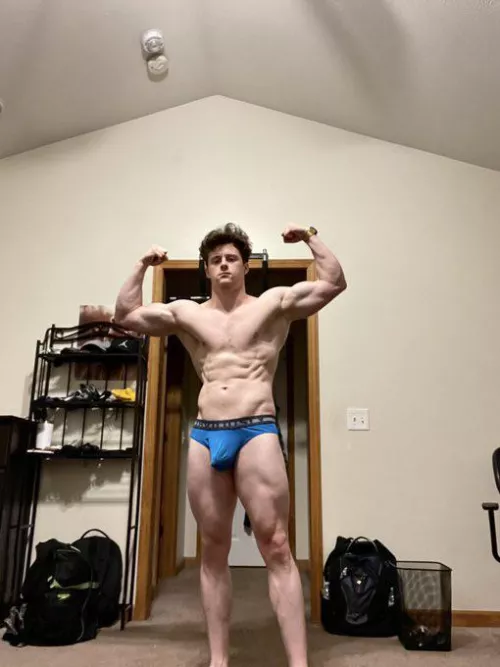 Pull my briefs down and start sucking