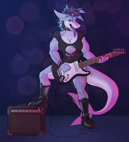 Punks not dead! [comm art by me, littlenoodledragon]