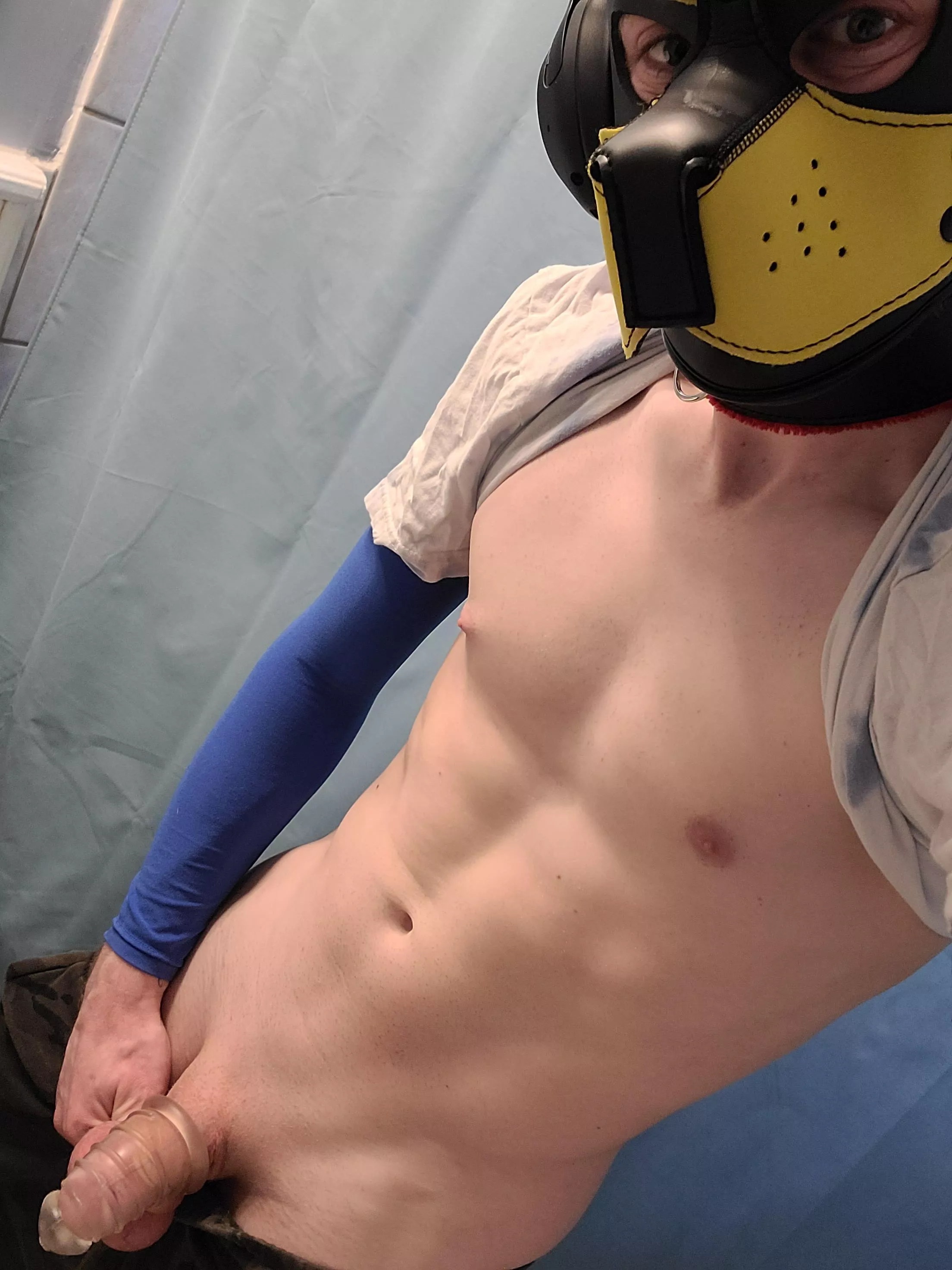 pup cant play with his bone ;(