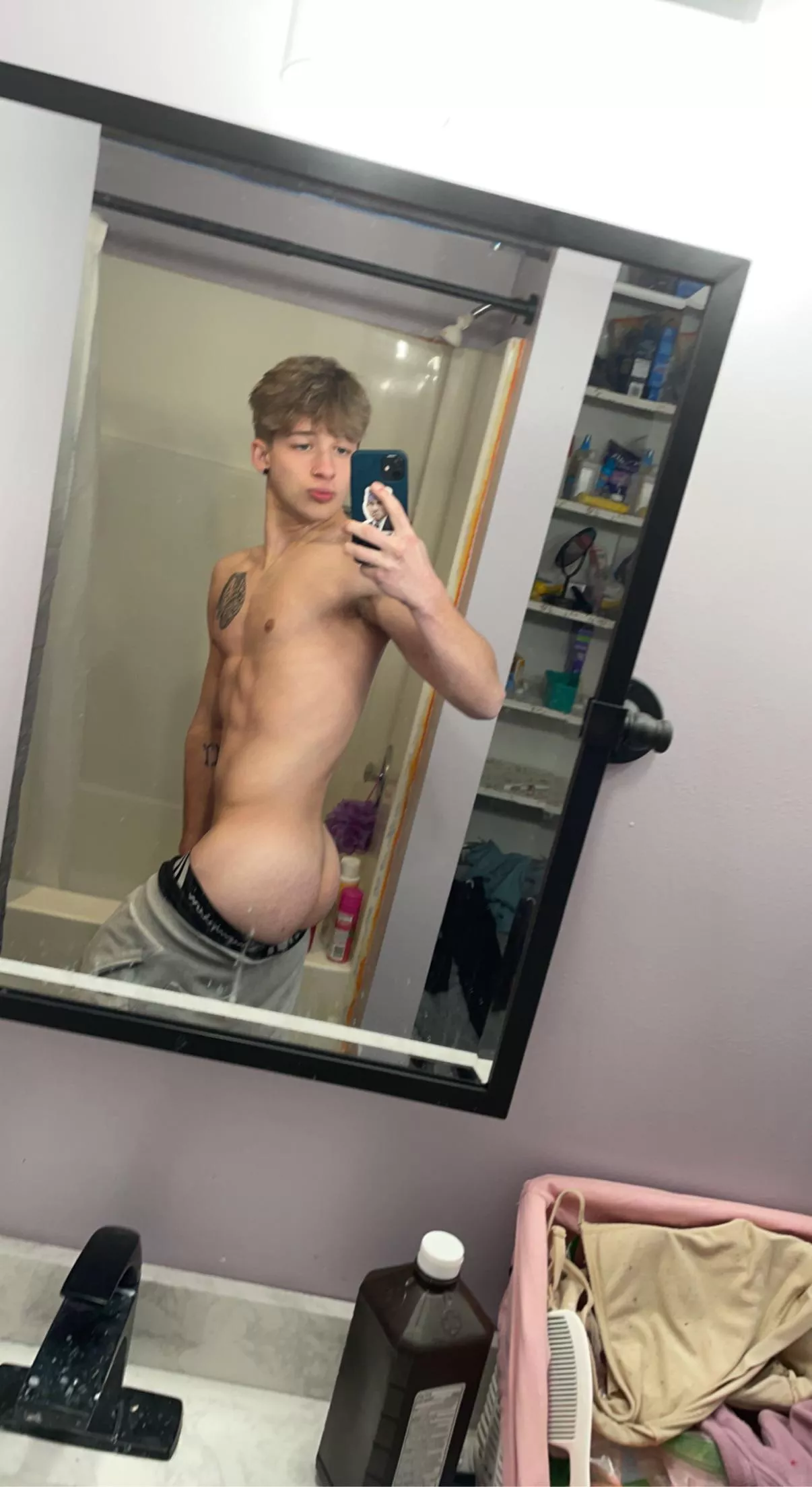 Put it in my butt? Haha