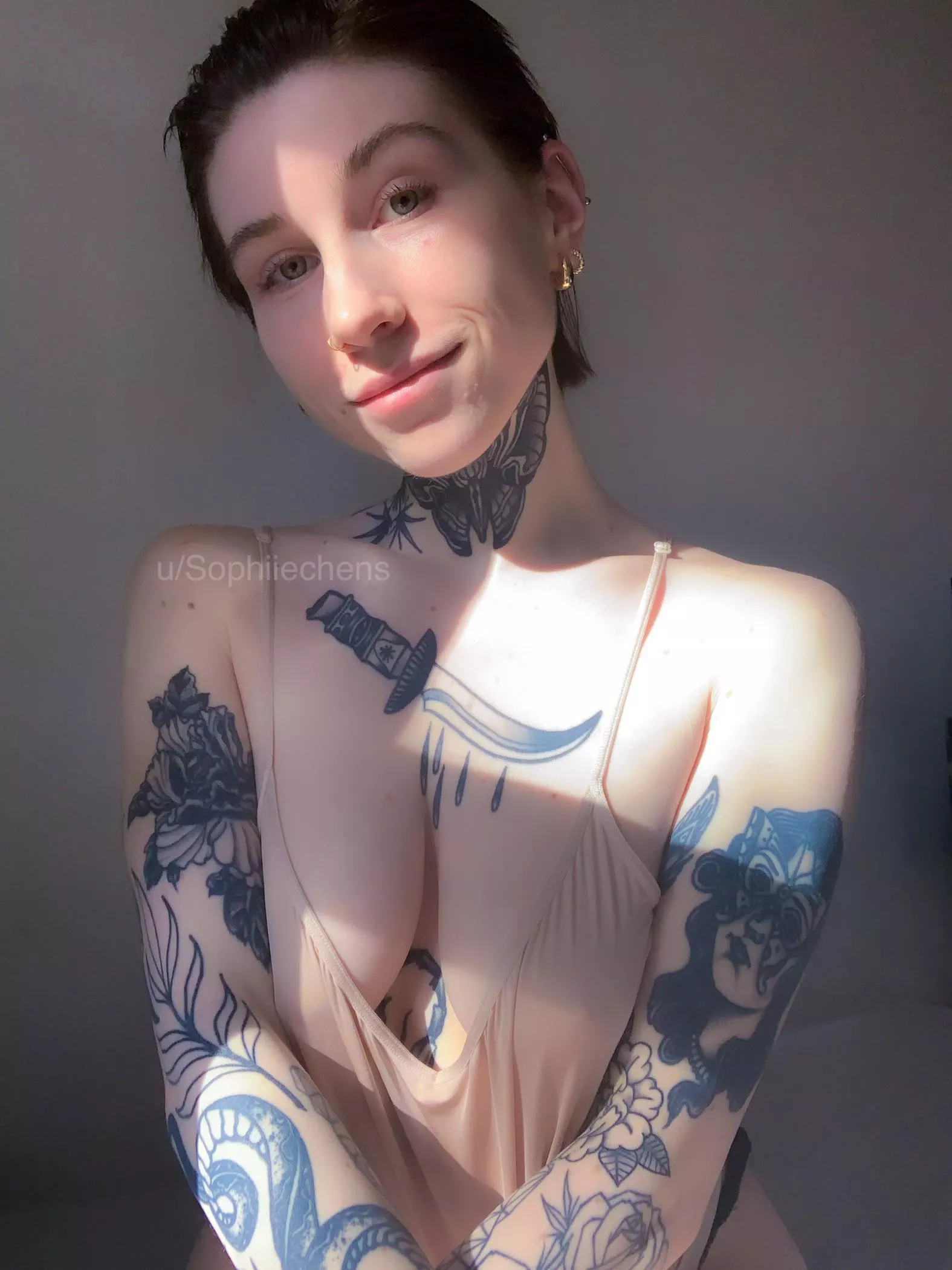 Put on my cutest smile for you :3