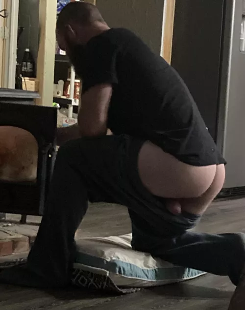 putting more wood in