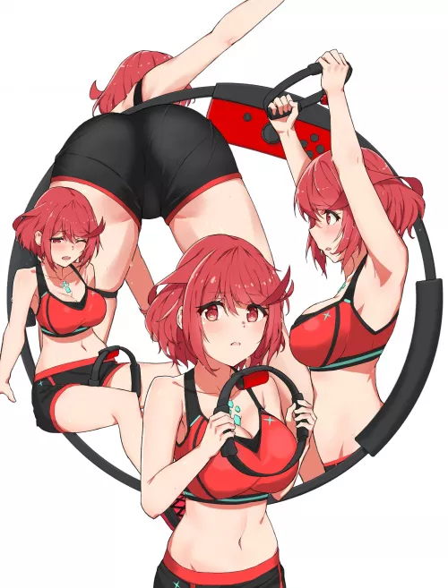 Pyra using the Ring Fit
