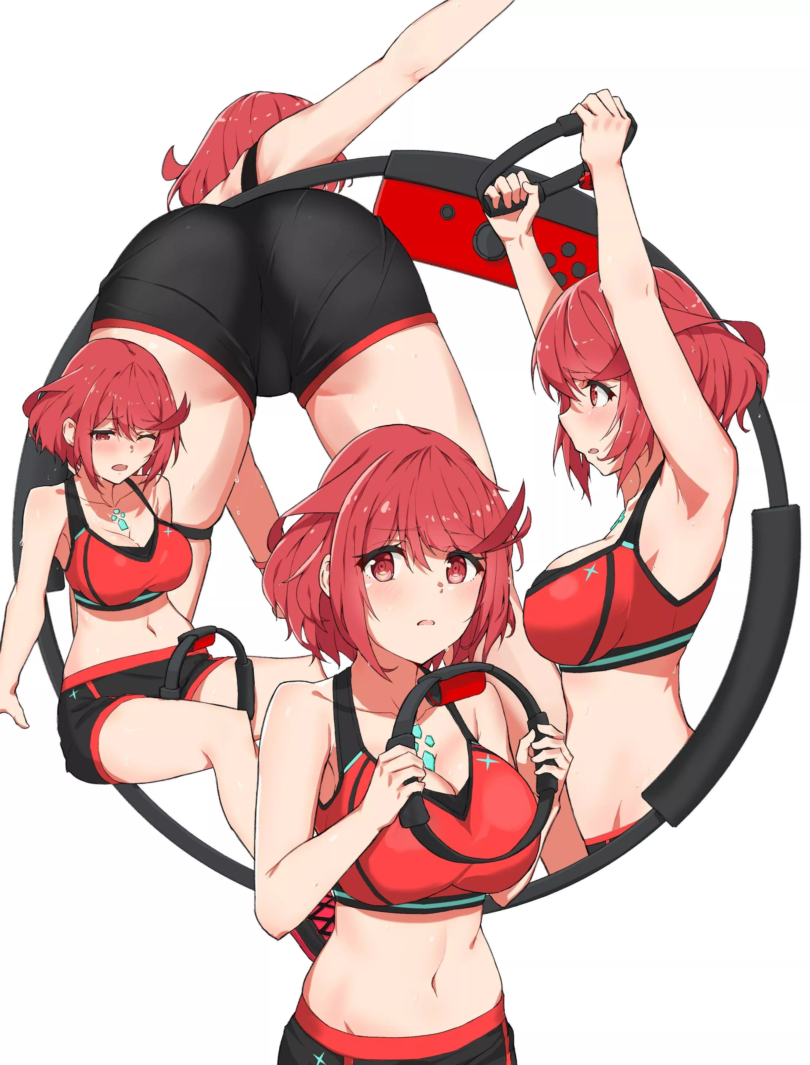 Pyra using the Ring Fit
