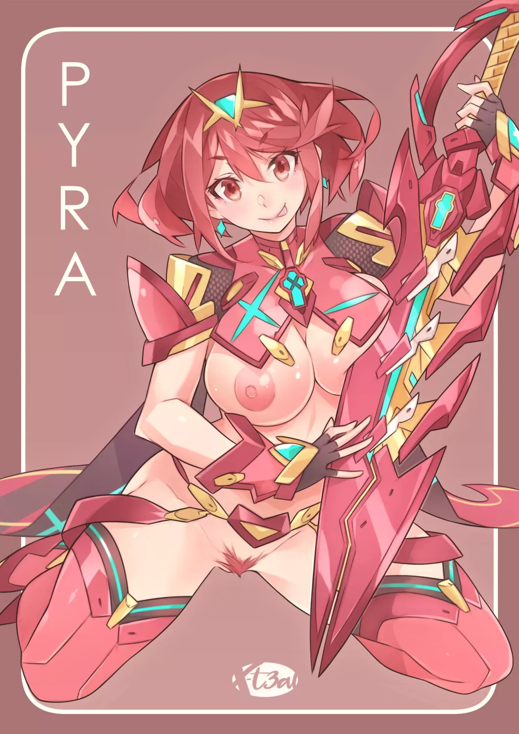 Pyra's outfit is missing a few parts (x-t3al) Pyra's outfit is missing a few parts (x-t3al)