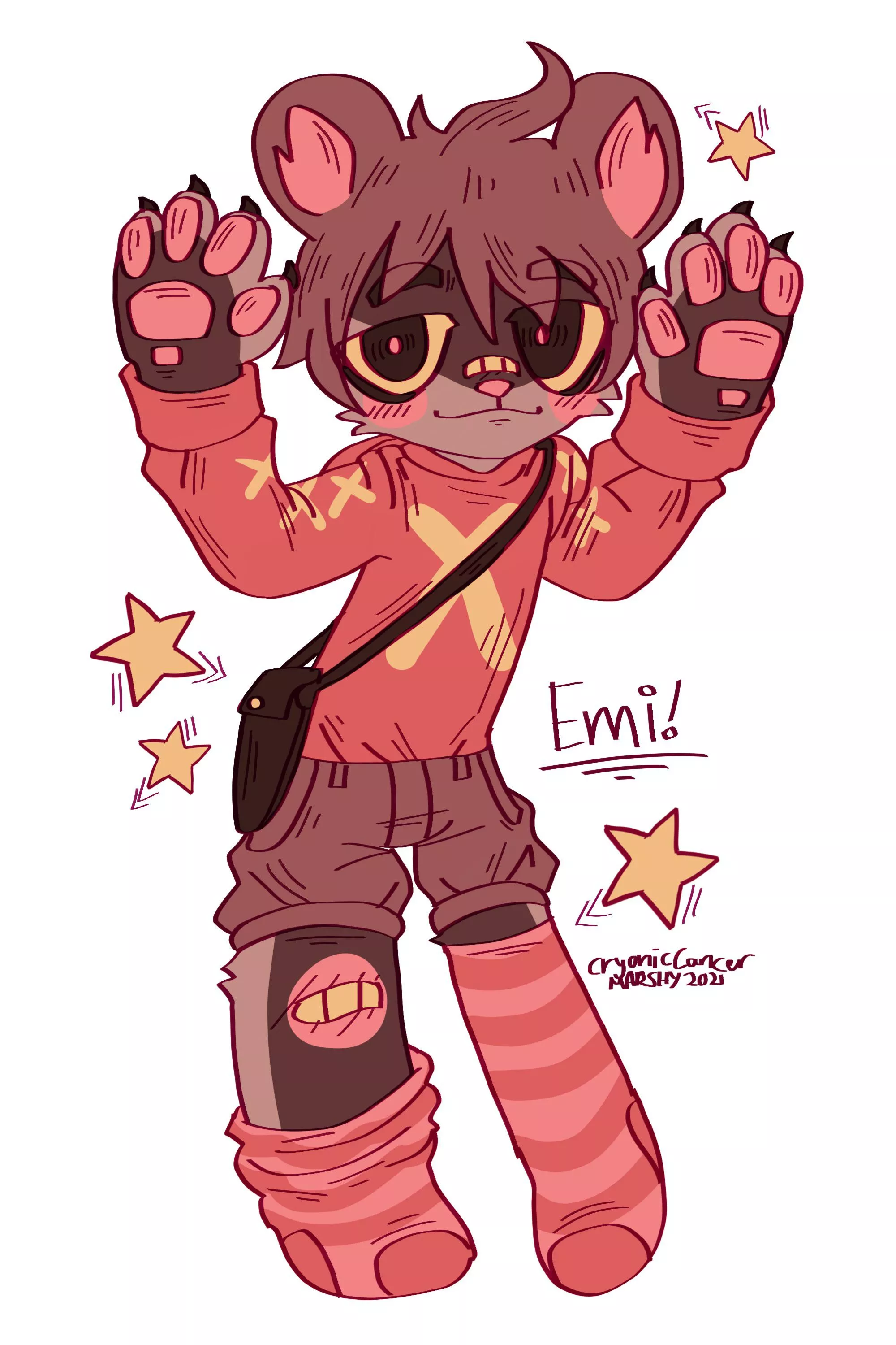 Quick Fursona design for a friend :]