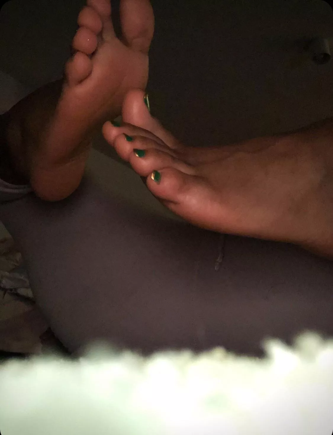 Quick pic during movie night