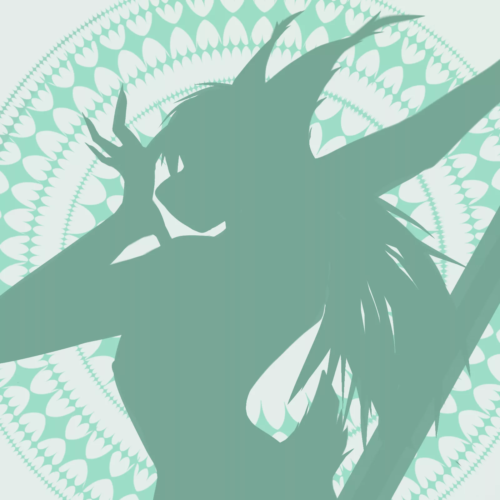 Quick Silhoutte art of my Lynx sona!