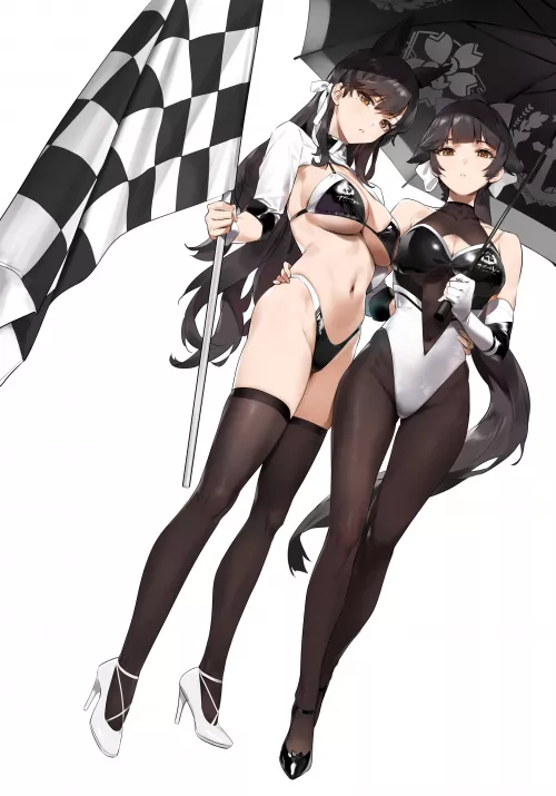 Race Queens Atago and Takao - Azur Lane