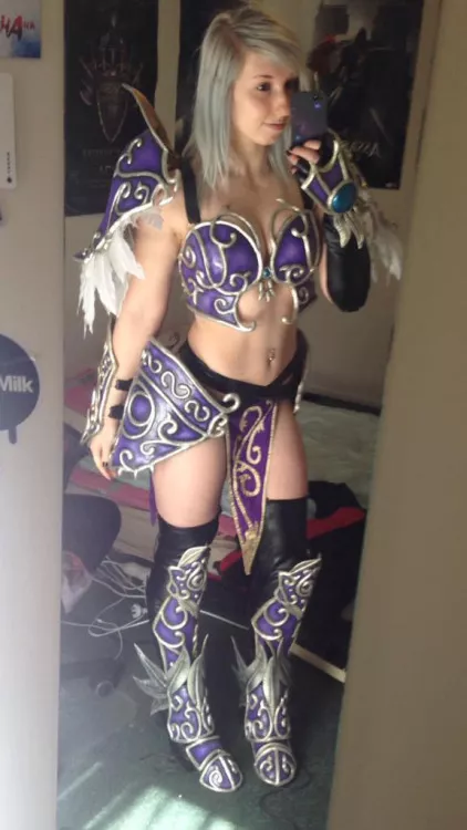 Rachael May as a Night Elf Rachael May as a Night Elf