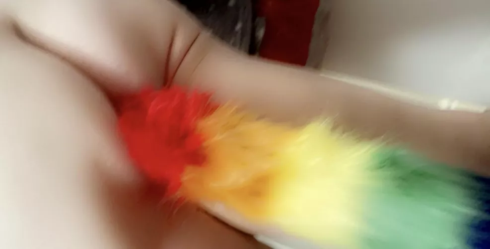 Rainbow plug 🌈 💓💦