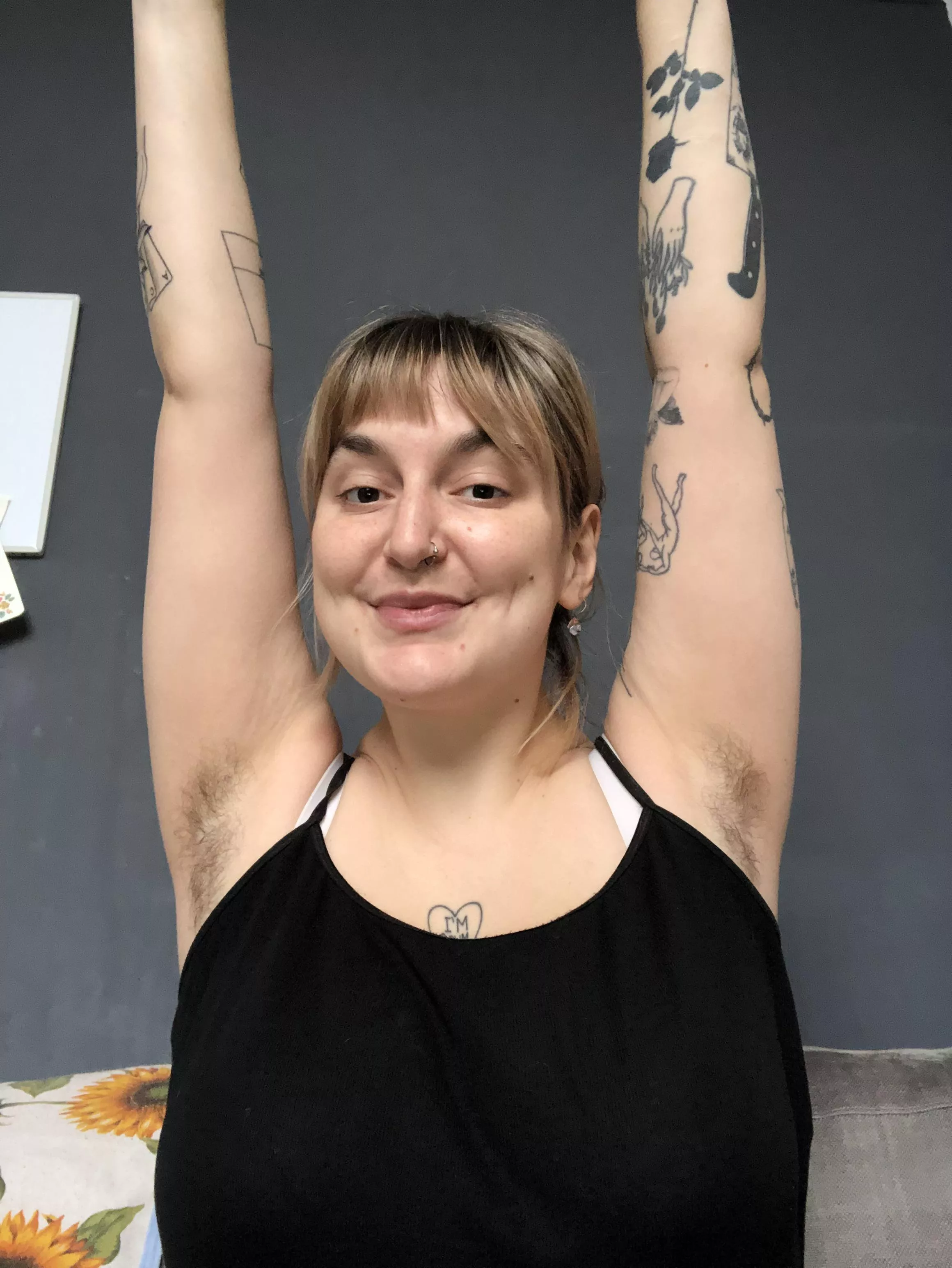 Raise your arms if you think hairy women are sexy! ;-)