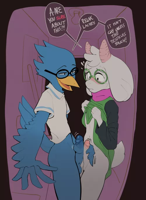 [Ralsei] [Berdly] (ASmallFridge)