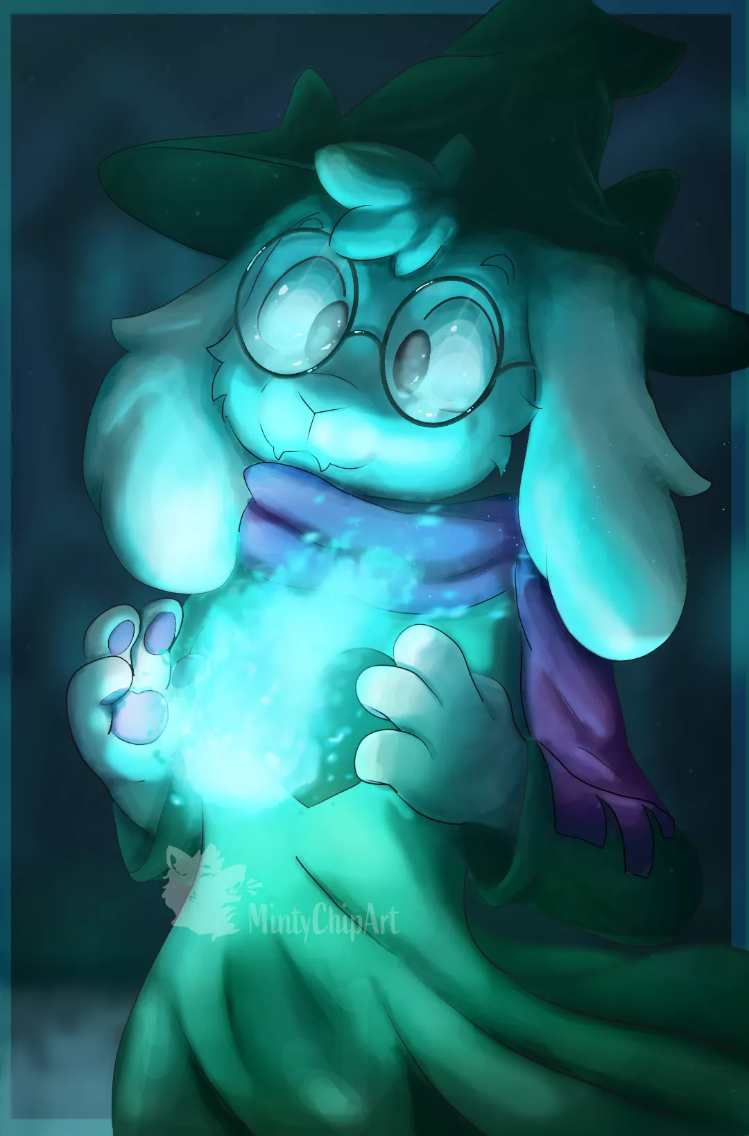 Ralsei Fanart - By me at @MintyChipArt on twitter