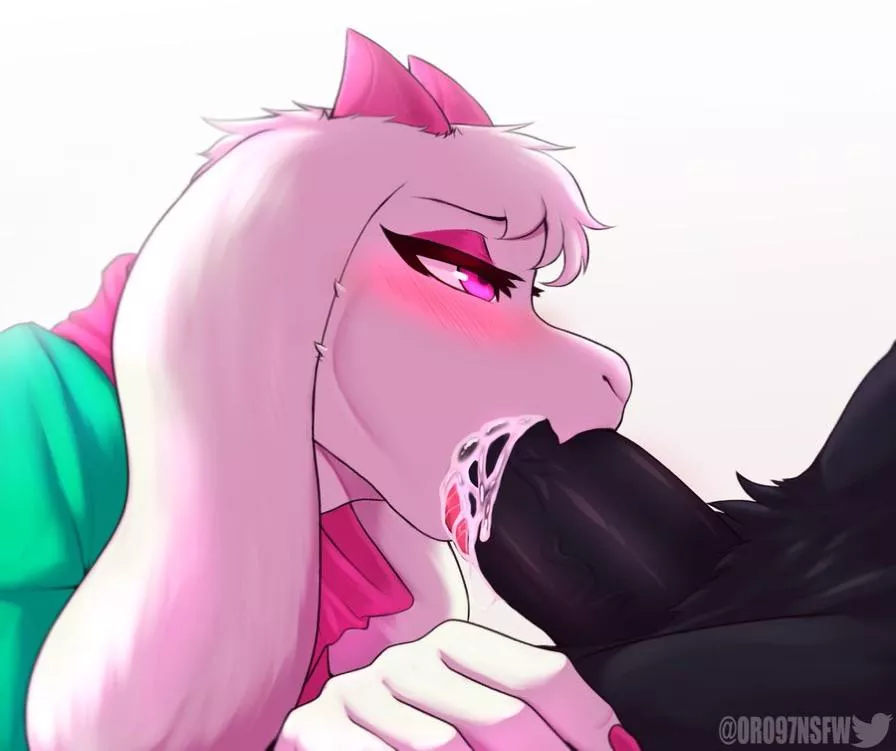 [Ralsei] learning how to please (@Oro97Nsfw)
