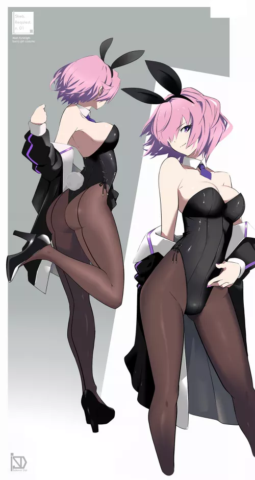 Ram nee-san cosplaying as a bunny girl!