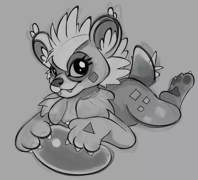 Random sketch drawing - art by me