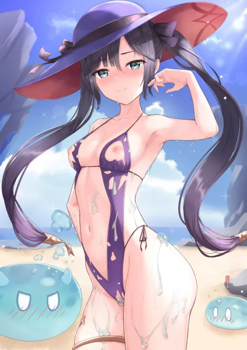 Randy slimes, trollin the beach