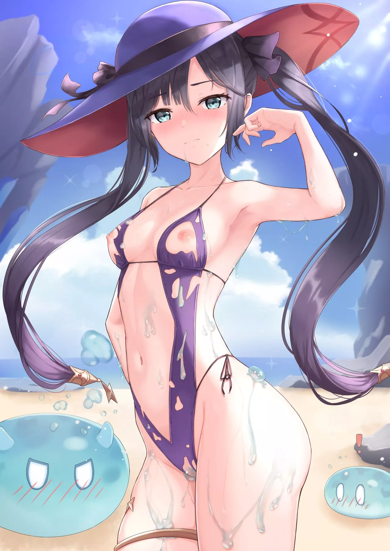 Randy slimes, trollin the beach