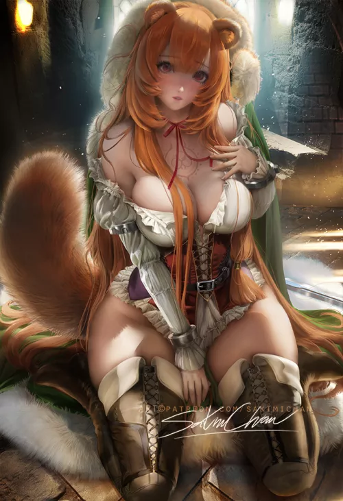 Raphtalia wait for you (sakimichan) [The Rising of the Shield Hero]