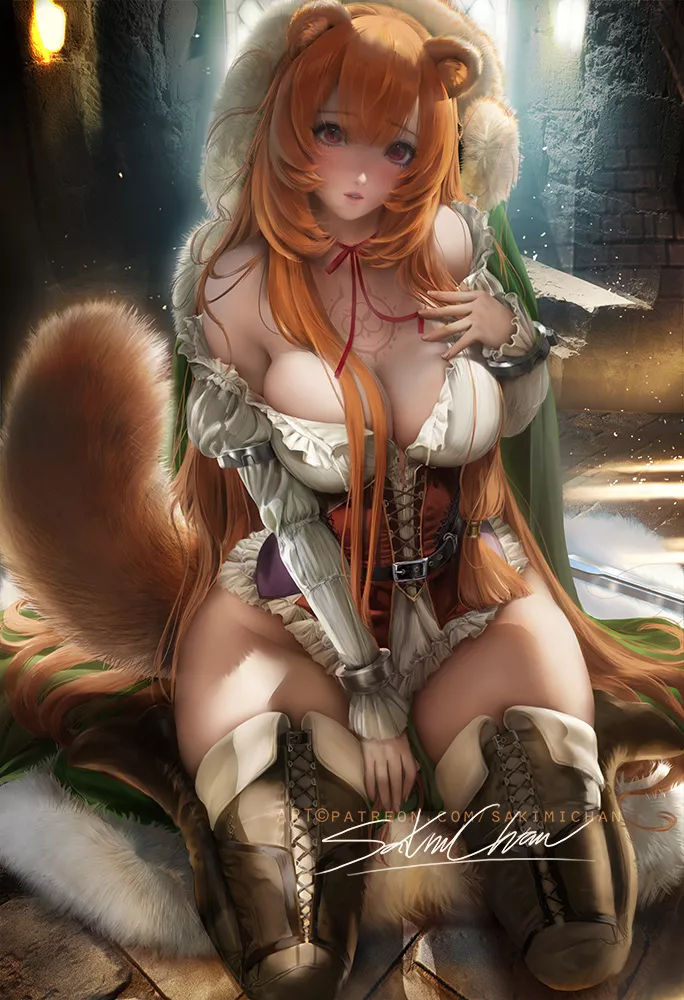 Raphtalia wait for you (sakimichan) [The Rising of the Shield Hero]