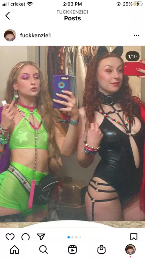 Rave besties ❤️