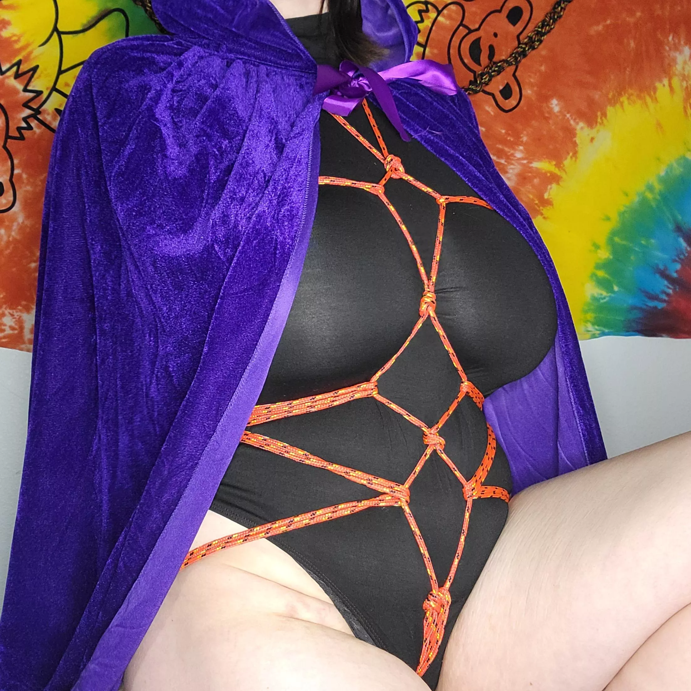 Raven finds herself a little tied up Raven finds herself a little tied up