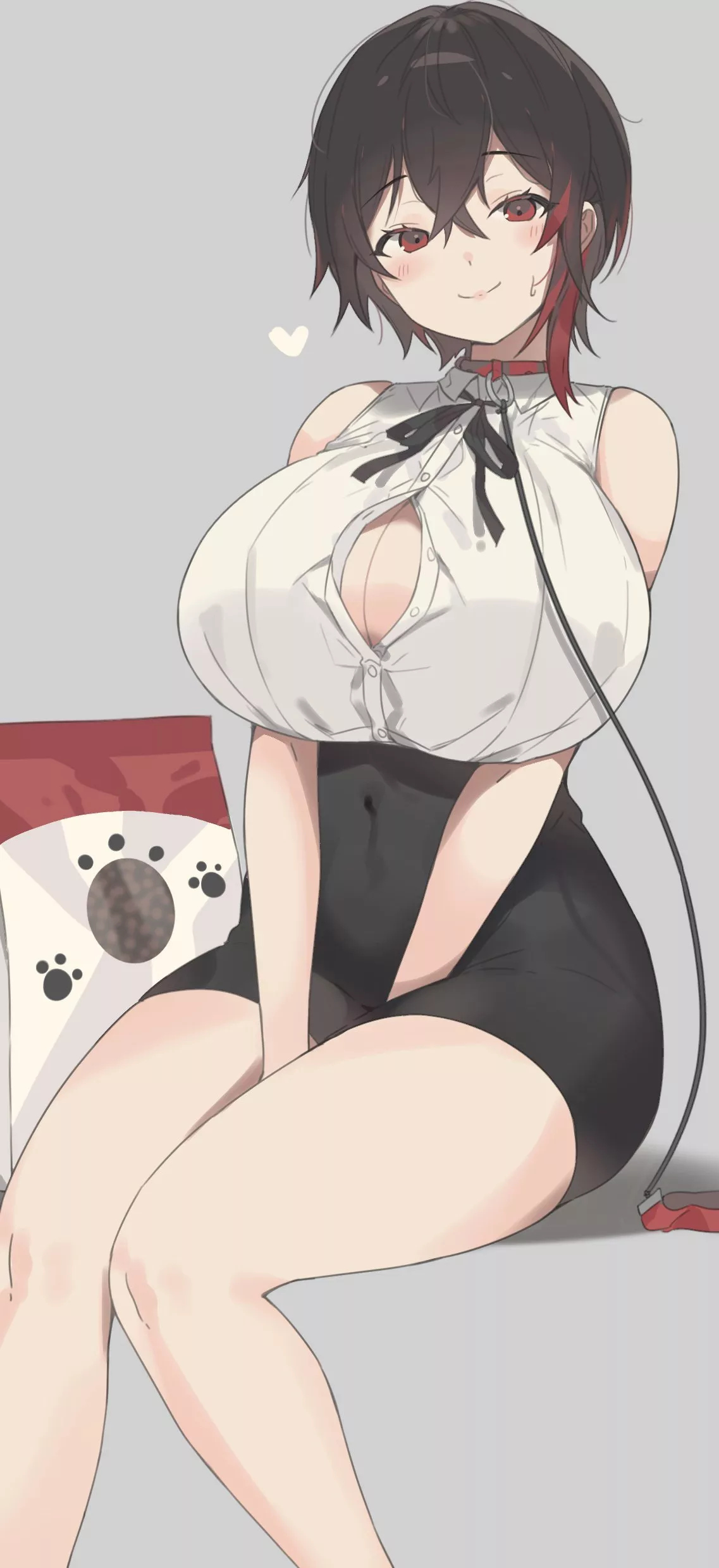 Ready for her training