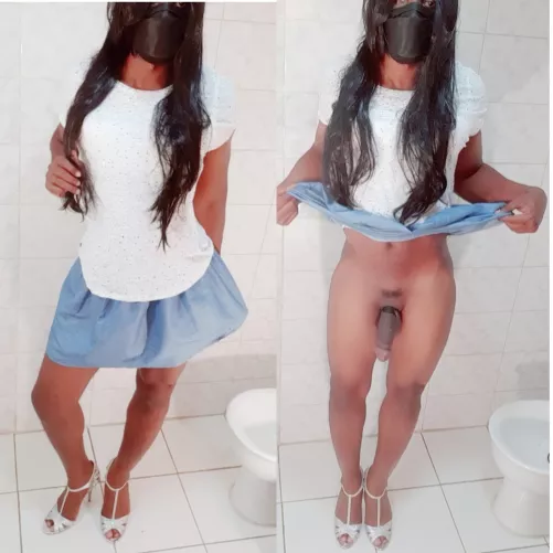 Ready to go out.couldn't find my panty tho