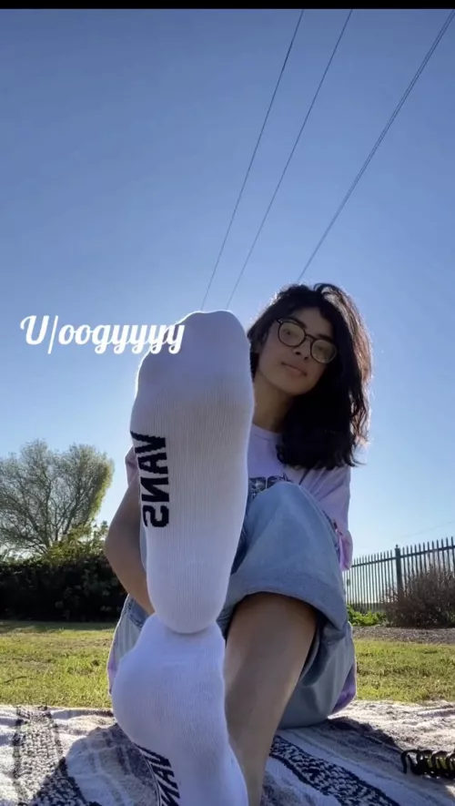 Ready to remove and let my soles enjoy the sun.