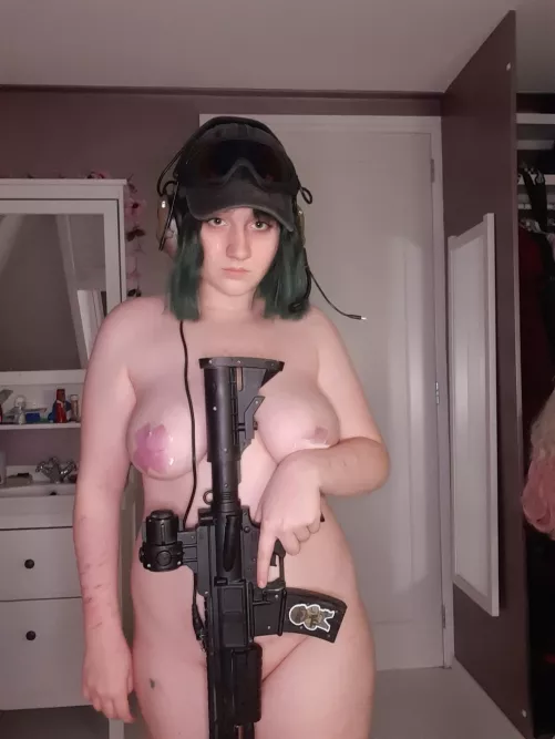 ready to shoot sir (ela cosplay by me)