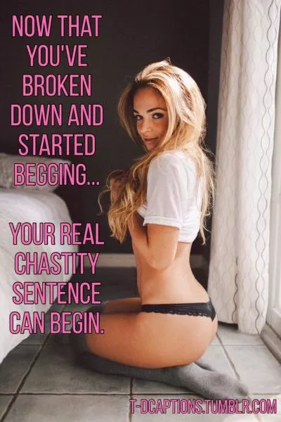 Real Chastity Begins Once You’ve Been Broken 😈 Real Chastity Begins Once You’ve Been Broken 😈