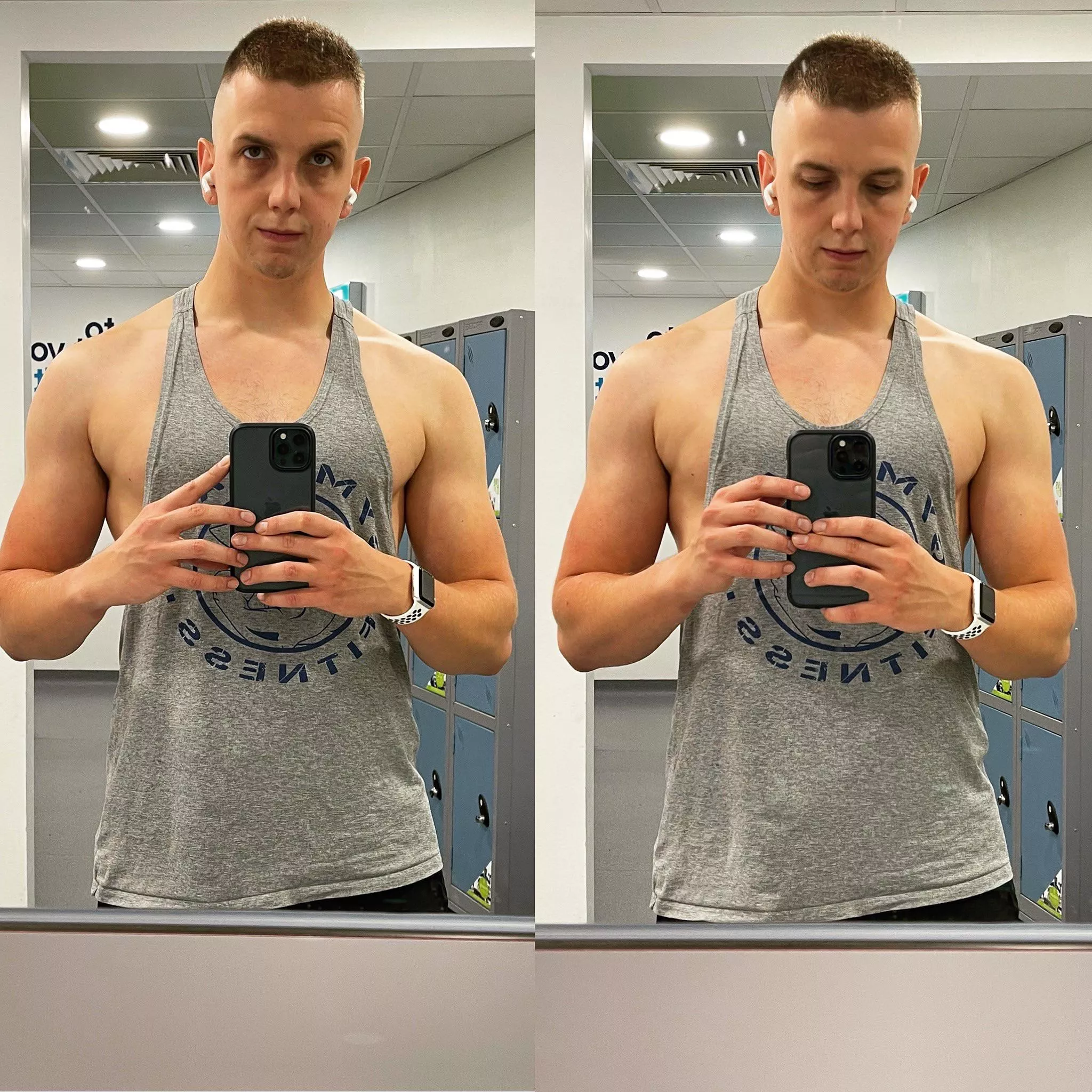 Really felt good about my body in the gym today 🤙🏻