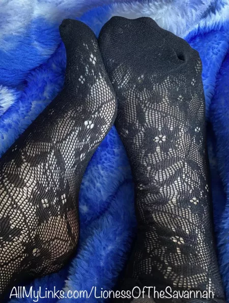 Reallyyyy LOVING my new sexy Fishnet Socks! π What do you think?! π