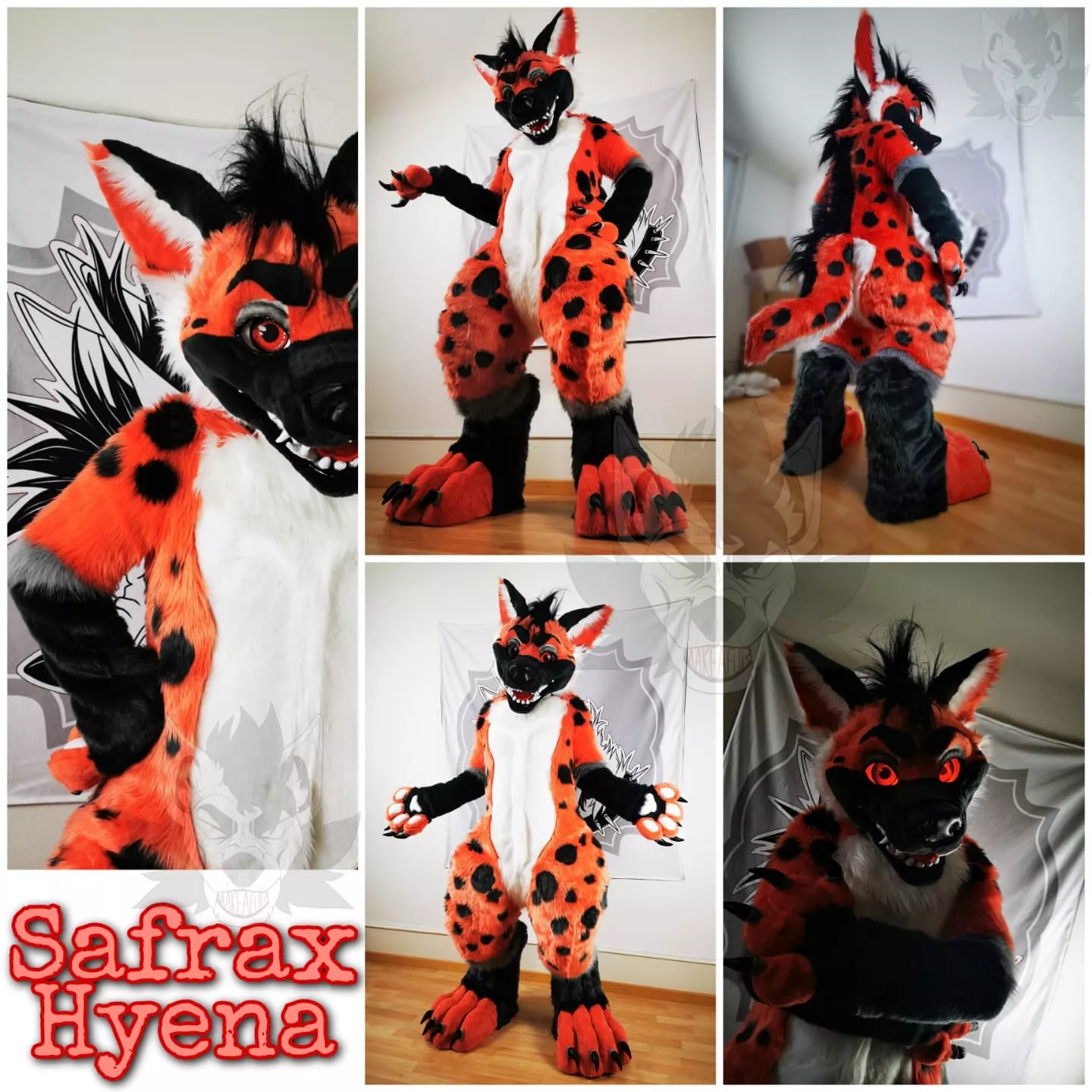 Recent completed Fullsuit for SafraxTheHyena on Twitter! Fursuit and character design made by me, MakeaFur. Production time: October - december 2021. Enjoy the grumpy fursuit side >:D
